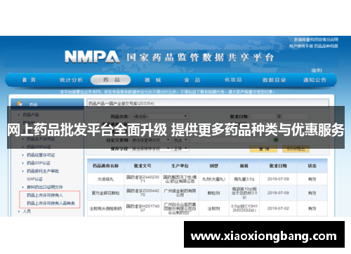 网上药品批发平台全面升级 提供更多药品种类与优惠服务
